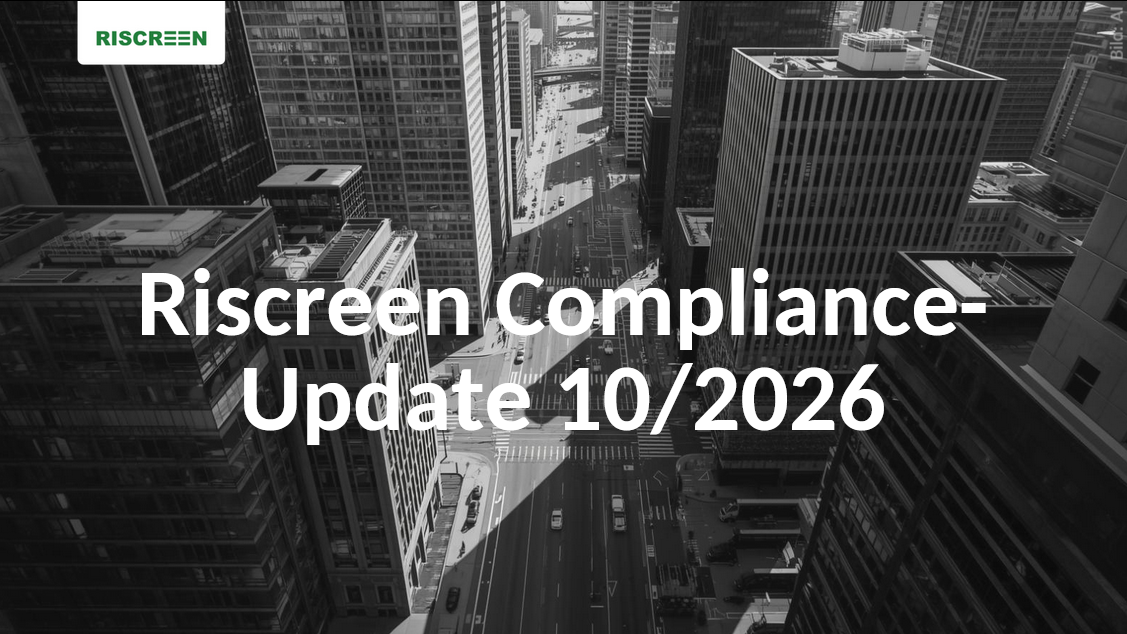 Riscreen Compliance-Newsletter – Ausgabe KW 10/2026