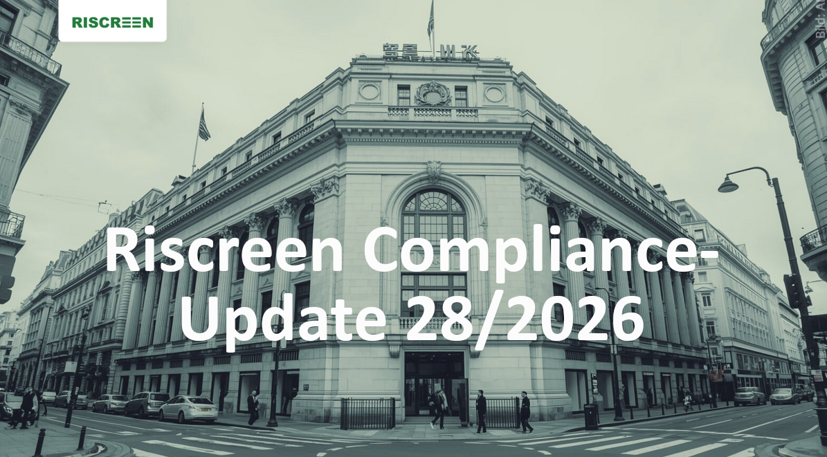 Riscreen Compliance-Newsletter – Ausgabe KW 28/2026